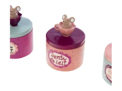 Caja dientes de leche pack 3 rosa Taza 7x5x5 cm