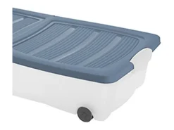 Caja multiusos con ruedas azul 80 x 40 cm
