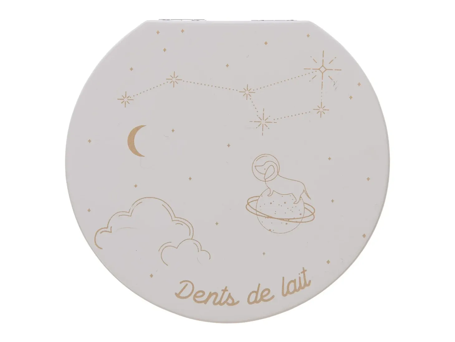 Caja para dientes de leche blanco Marcel 3x12x12 cm