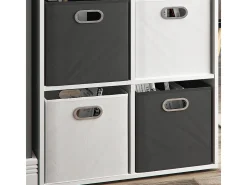 Caja plegable antracita 30x30x30
