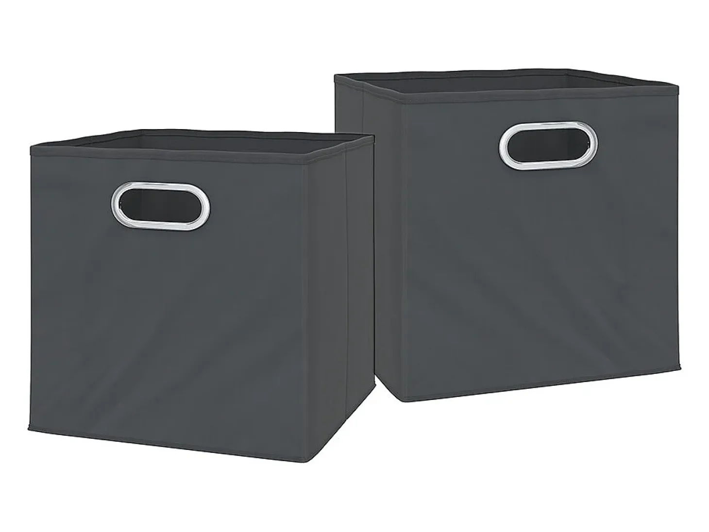 Caja plegable antracita 30x30x30