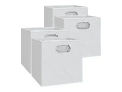 Caja plegable blanco 30x30x30