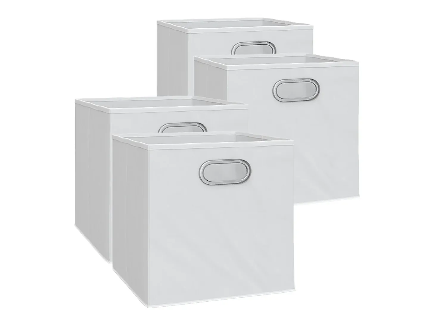 Caja plegable blanco 30x30x30
