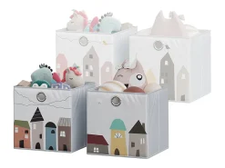 Caja plegable grey (ciudad) 30x30x30