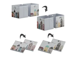 Caja plegable grey (ciudad) 30x30x30