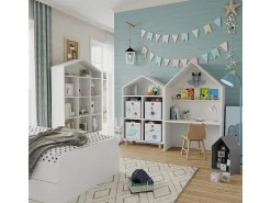 Caja plegable gris (espacio) 30x30x30