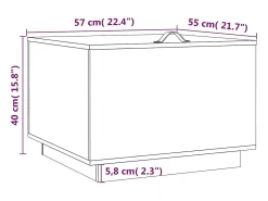 Cajas de almacenaje con tapa 3 pzas madera maciza pino gris