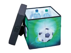 Cajas de almacenamiento Fabo, bolsa refrigeradora, taburete, con tapa, negro, blanco, verde.