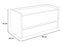 Cajonera De Interior Con Cajón Corredero, Diseño Moderno