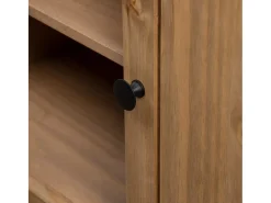 Caldir Mueble para TV de madera maciza pino estilo Panamá 120x40x50 cm
