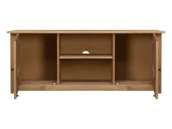 Caldir Mueble para TV de madera maciza pino estilo Panamá 120x40x50 cm