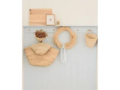 Capazo de esparto natural de 40x30x30cm - MENORCA - DECOWOOD