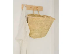 Capazo de esparto natural de 50x35x35cm - MENORCA - DECOWOOD