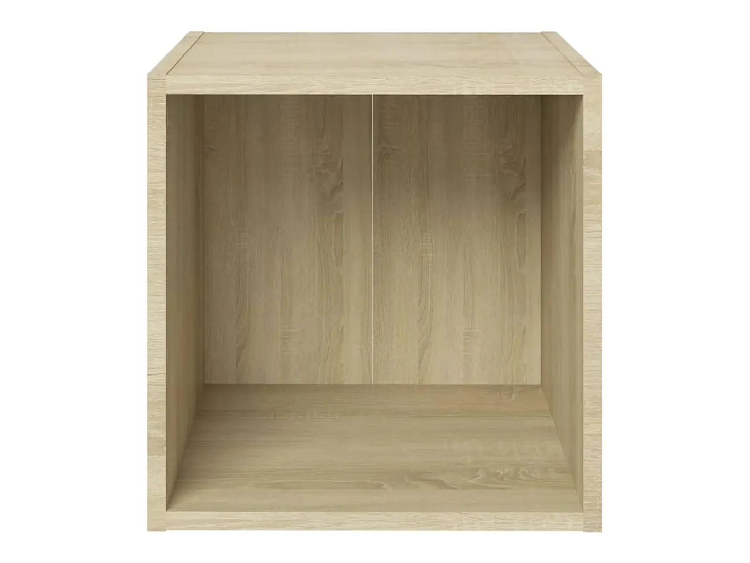 Cape Canaveral Mueble para TV madera contrachapada roble Sonoma 37x35x37 cm