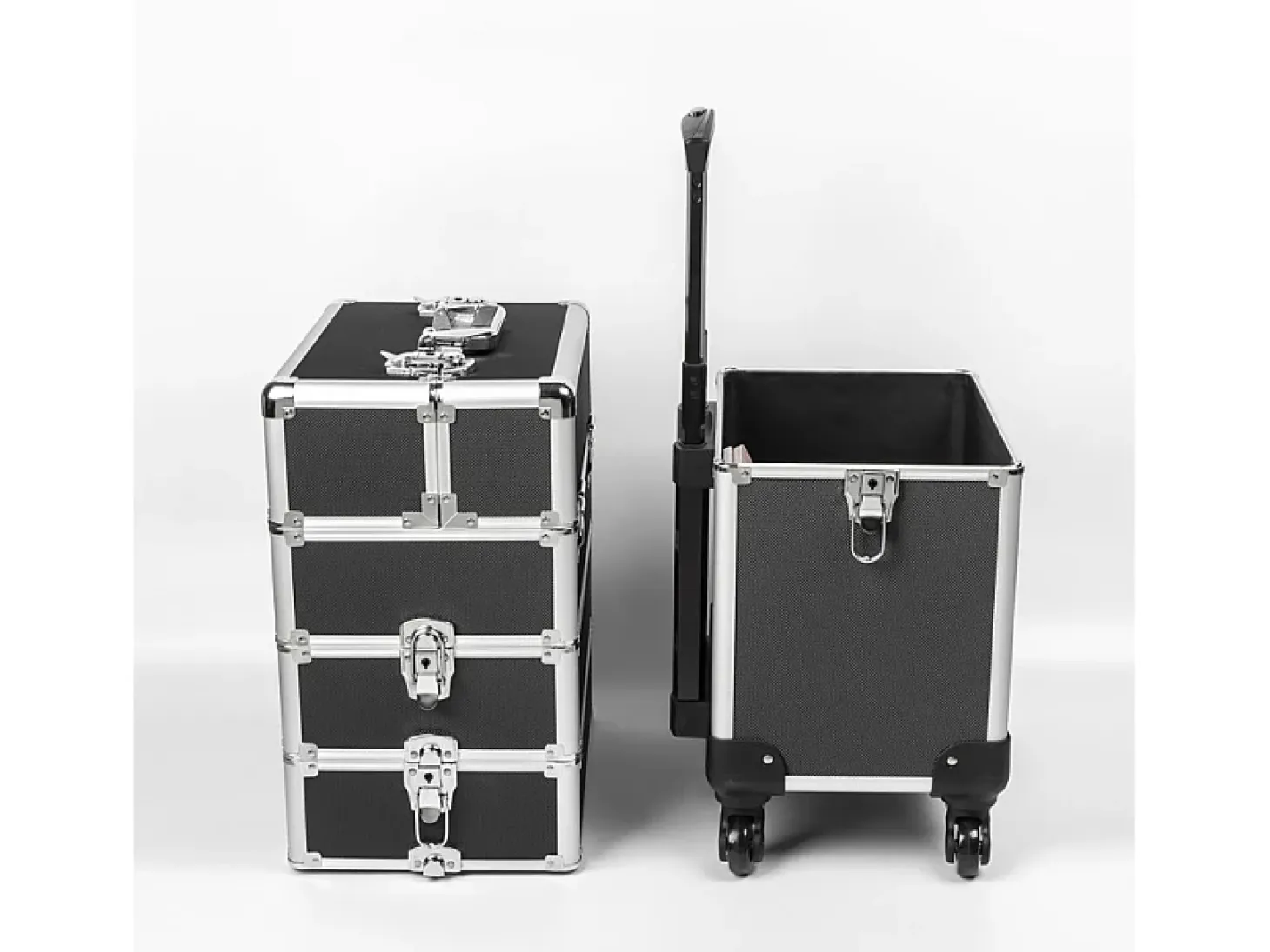 Carro de maquillaje esteticista modular 3 estantes 4 ruedas Aldeb