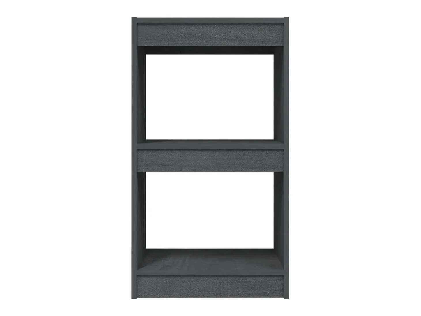 Centerville Estantería madera maciza de pino gris 40x30x71,5 cm