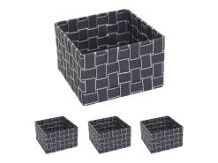 Cesta de almacenaje MCW-C37 (juego de 4), gris oscuro