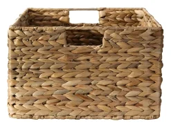 Cesta de jacinto de agua estructura de metal - 13 cm de altura