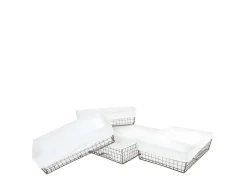 Cesta estante Aarau, (set de 4)