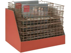 Cesta Multiusos KOALA Serie COPPER Metaltex Cobre 33x12x9 cm