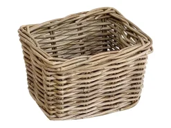 Cesta pequeña de madera de ratán auténtico kabu cm 27 x 21 h 24 cm
