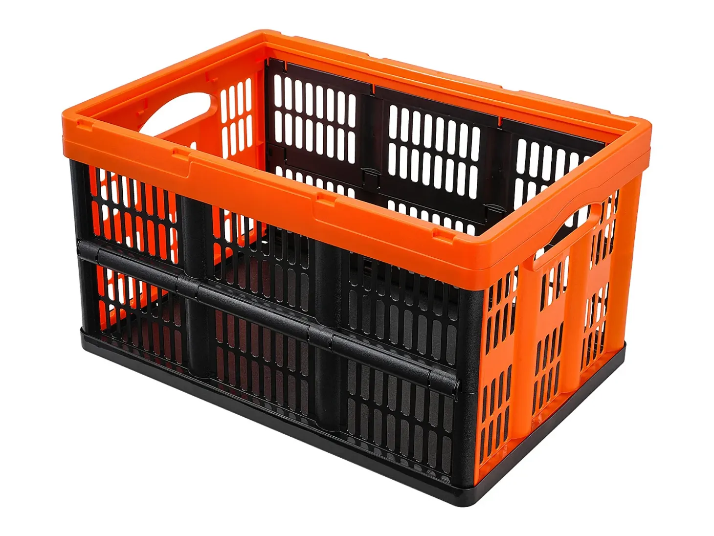 Cestas de Almacenamiento SucceBuy Plegables, 45 L, Plástico Plegable, Lote de 3, Apilables - Solución Práctica para Clasificar y Guardar Efectos