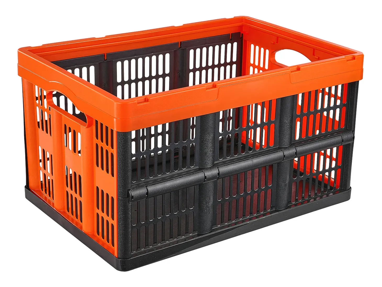 Cestas de Almacenamiento SucceBuy Plegables, 45 L, Plástico Plegable, Lote de 3, Apilables - Solución Práctica para Clasificar y Guardar Efectos