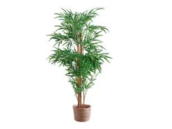 Cesto para plantas artificiales esparto natural marrón Ø26cm Adec