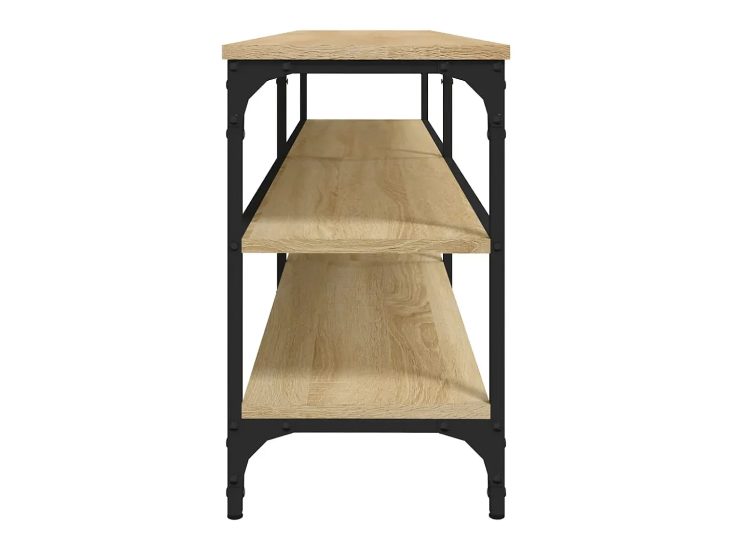 Chiloquin Mueble de TV madera contrachapada roble Sonoma 160x30x50 cm