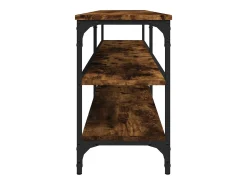 Chiloquin Mueble de TV madera contrachapada roble ahumado 160x30x50 cm