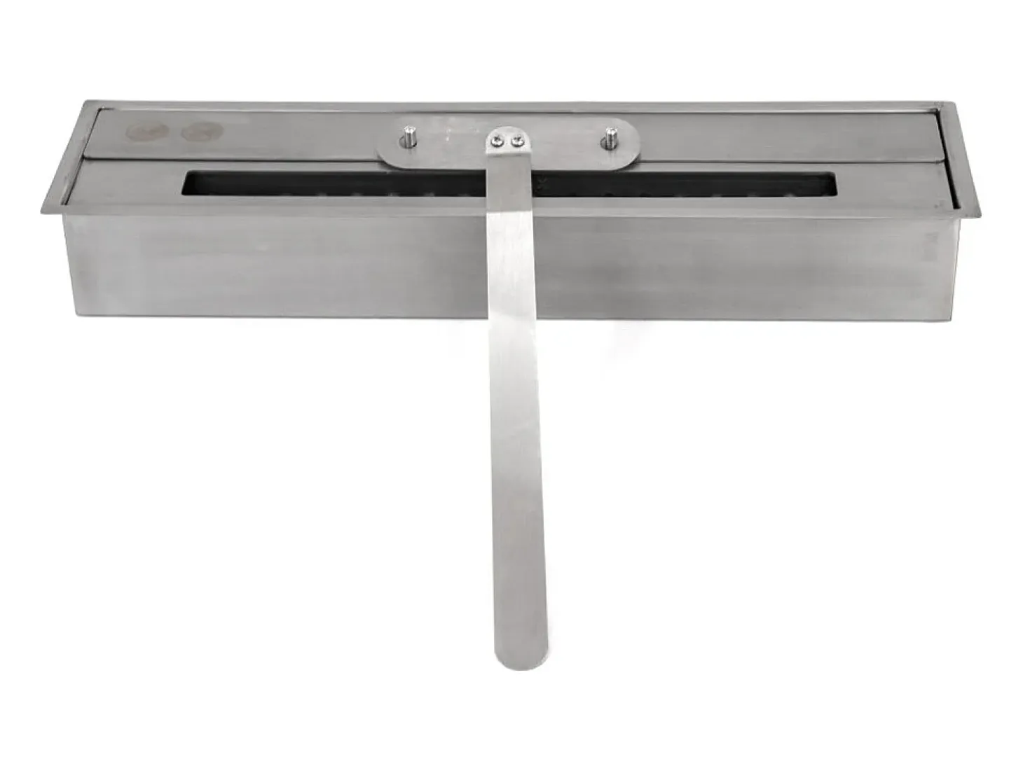 Chimenea de bioetanol de suelo de madera blanca Fabricada en Italia Michelangelo 96x36x90h