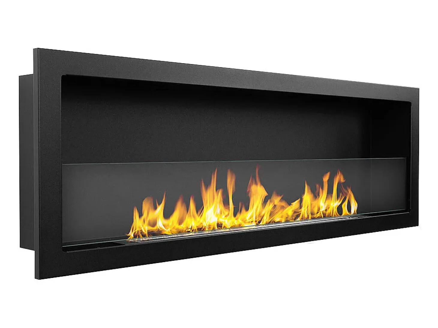 Chimenea de bioetanol empotrada en la pared biochimenea 120x40 FURORE 120