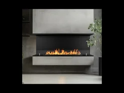 Chimenea de bioetanol empotrada Biochimenea trifacial con 3 lados abiertos 120x50 TREVI 120
