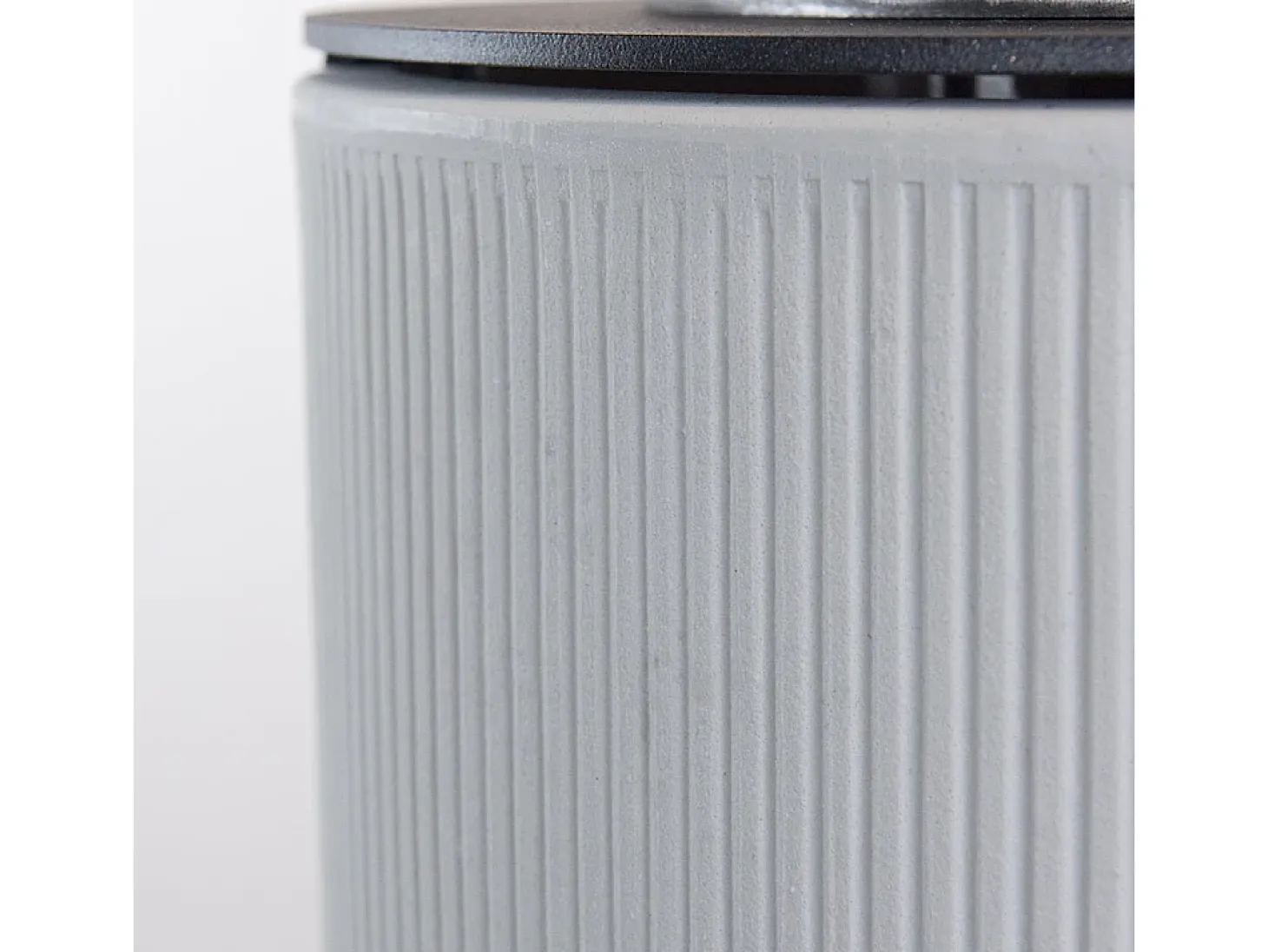 Chimenea de bioetanol MODIGLIANI Blanco Perla, brasero de suelo para interior y exterior, d.36 x h.56