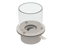 Chimenea de bioetanol STROMBOLI Tortora, brasero de pie para interior y exterior, d.60 x h.56