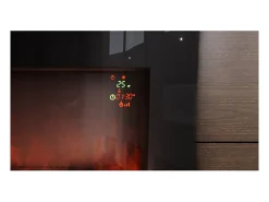Chimenea eléctrica decorativa de pared Ready Warm 2600 Curved Flames