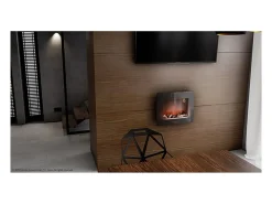 Chimenea eléctrica decorativa de pared Ready Warm 2600 Curved Flames