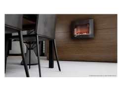 Chimenea eléctrica decorativa de pared Ready Warm 2600 Curved Flames