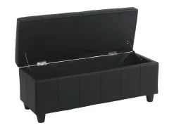 Cofre de almacenamiento Kriens, negro mate