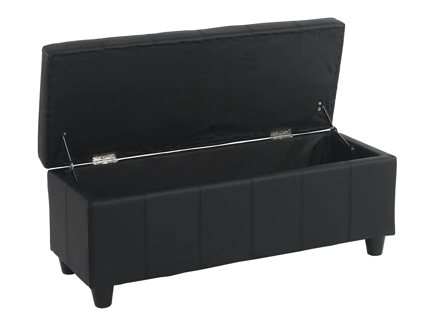 Cofre de almacenamiento Kriens, negro mate