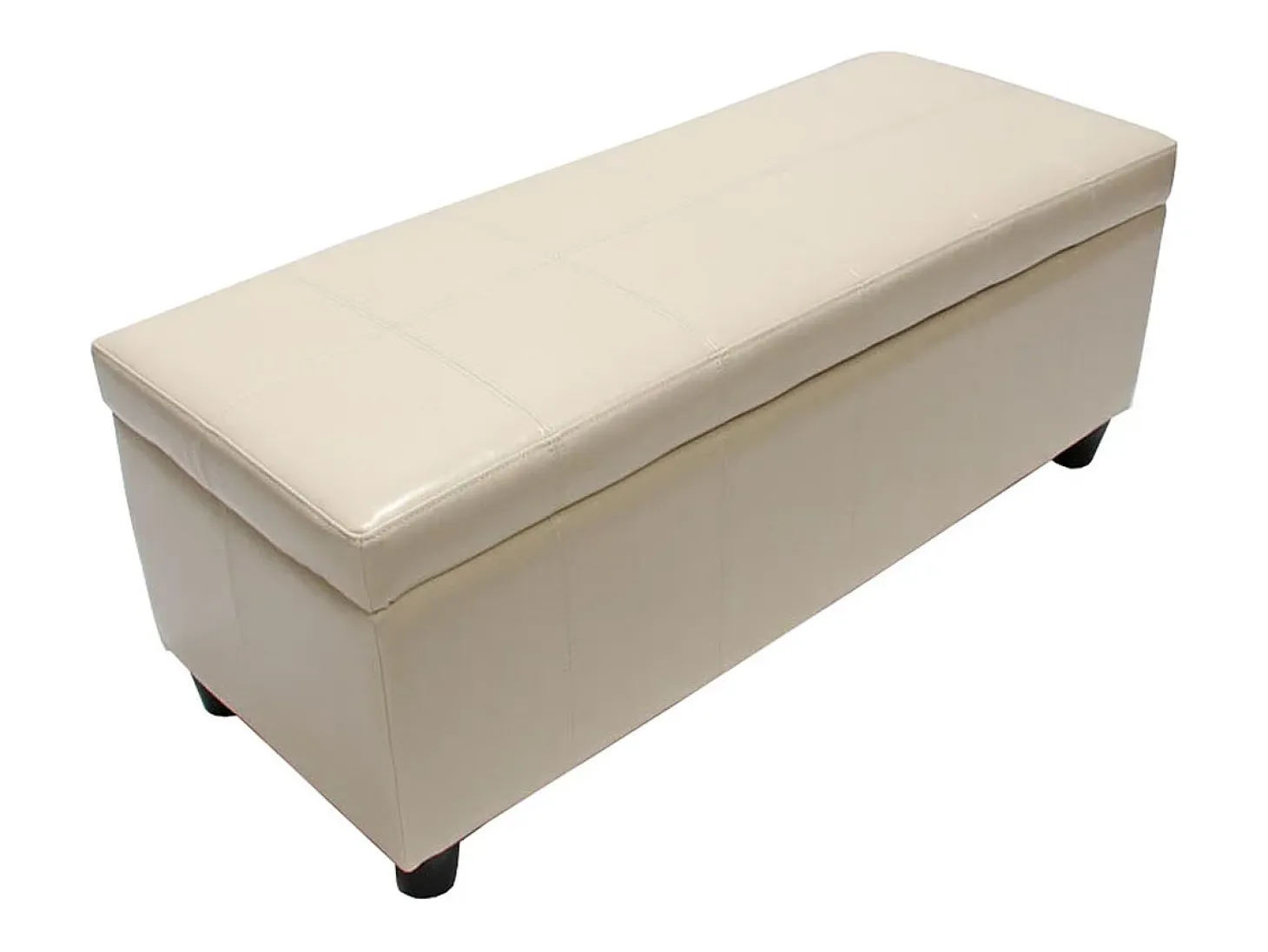Cofre de almacenamiento Kriens, color crema