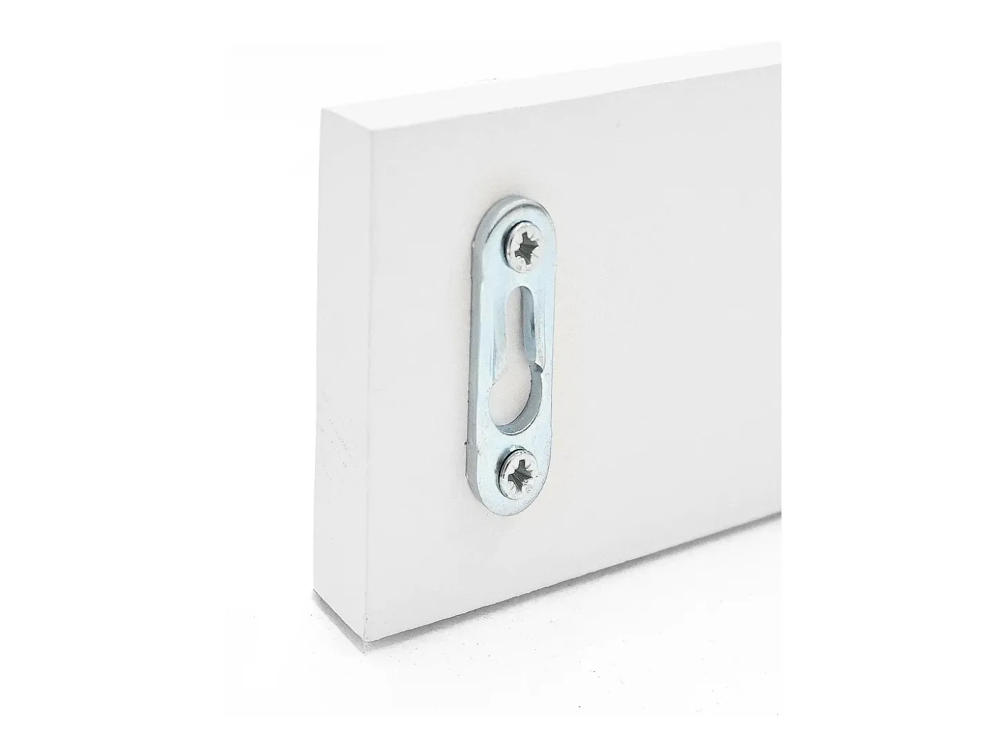 Colgador de pared de madera maciza en tono blanco de 26x5cm - KATE - DECOWOOD