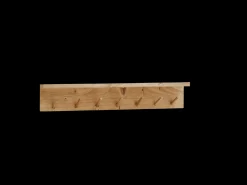 Colgador de pared de madera maciza en tono blanco de 61x9,5cm - KATE - DECOWOOD