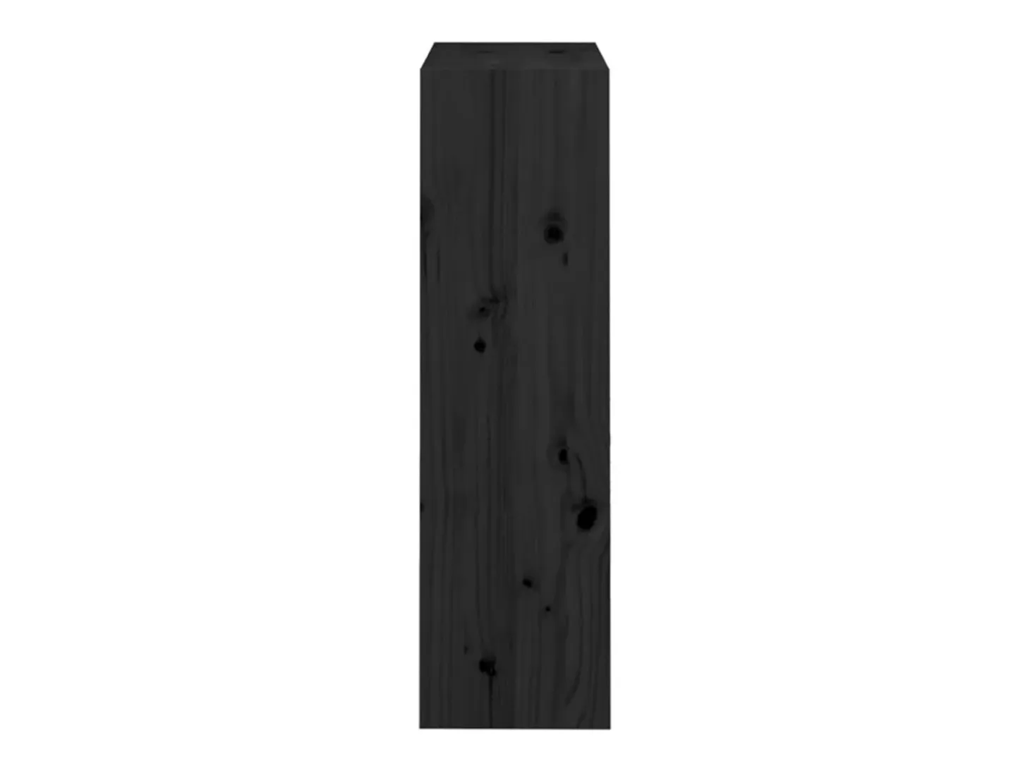 Colgate Estantería/divisor de espacios madera pino negro 60x30x103,5 cm