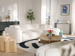 Conjunto de 2 mesas de centro - Color: Natural claro - ALOEVA