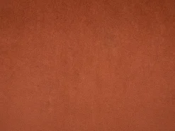 Conjunto de 2 taburetes de bar de terciopelo y metal - Altura ajustable - Terracota - ELEANA