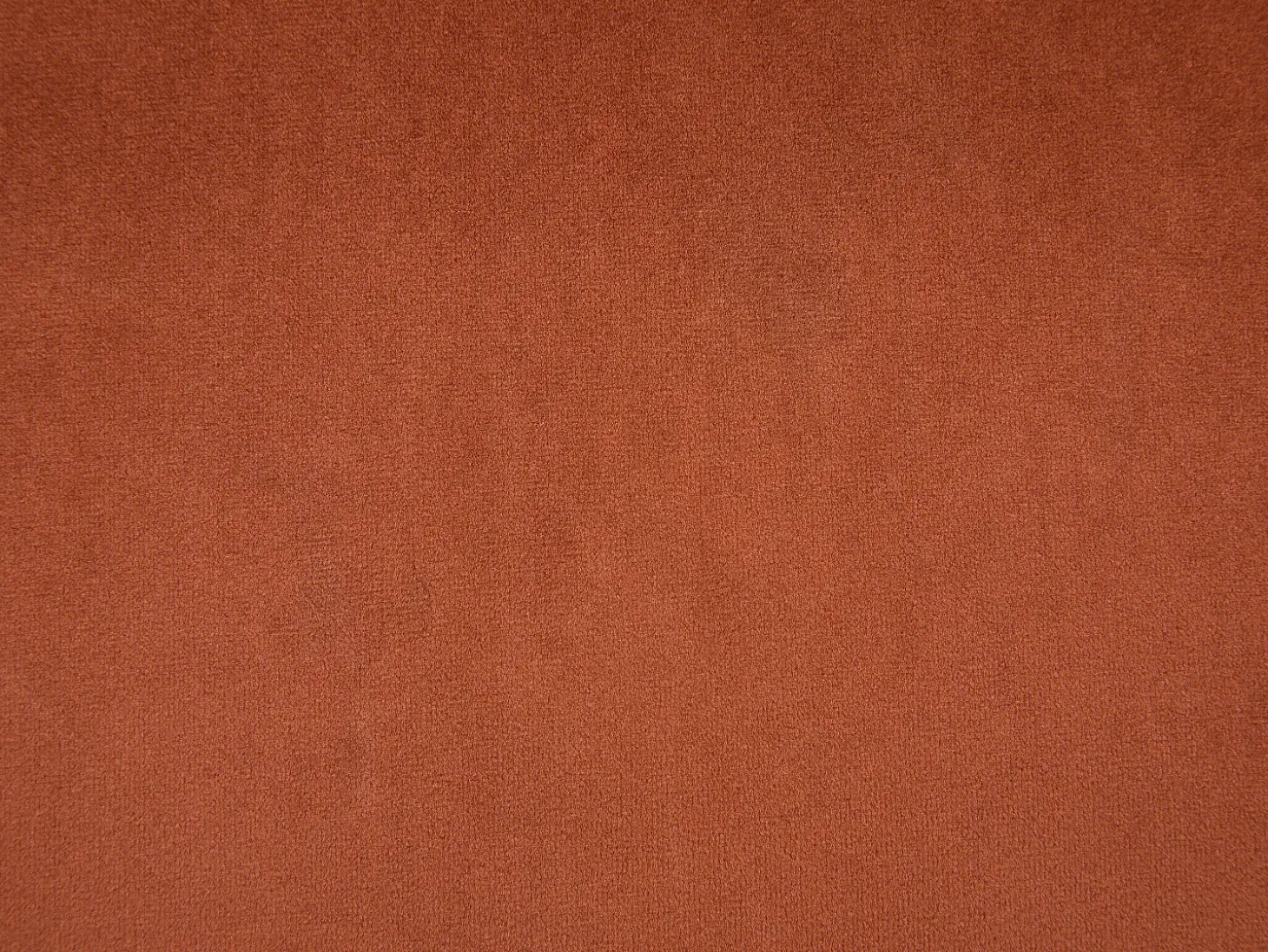 Conjunto de 2 taburetes de bar de terciopelo y metal - Altura ajustable - Terracota - ELEANA
