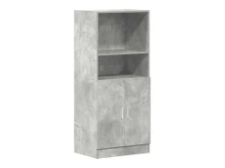 Conjunto de gabinetes de cocina de 3 piezas en gris hormigón
