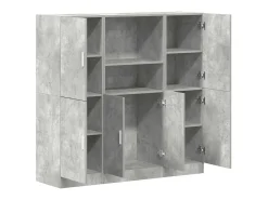 Conjunto de gabinetes de cocina de 3 piezas en gris hormigón