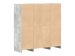 Conjunto de gabinetes de cocina de 3 piezas en gris hormigón
